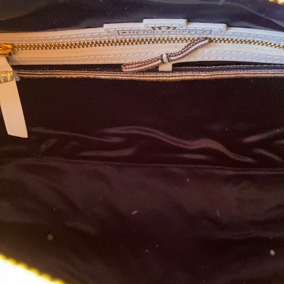 Henri Bendel NWT B&W Plus Barrel Woven Artdeco Bag - Picture 16 of 17